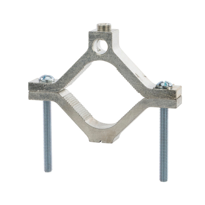 NSI GCA-4 Aluminum Ground Clamp, CU/AL 250 MCM to 6 AWG, 2-1/2″ to 4″ Pipe