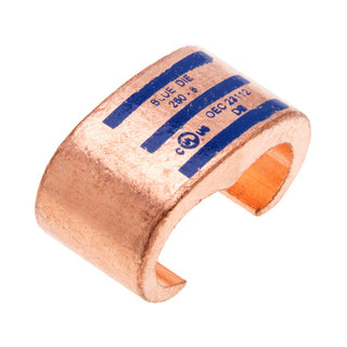 NSI CTH-112 Copper C-Shape Tap – Brown 250 MCM – 2/0 AWG