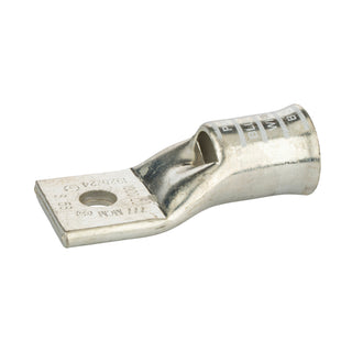 NSI GL10058B 1-Hole Copper Short Lug – White – Bell End 1000 MCM 5/8 Inch