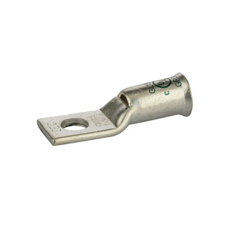 NSI GL156B 1-Hole Copper Short Lug – Green – Bell End 1 AWG 5/16 Inch