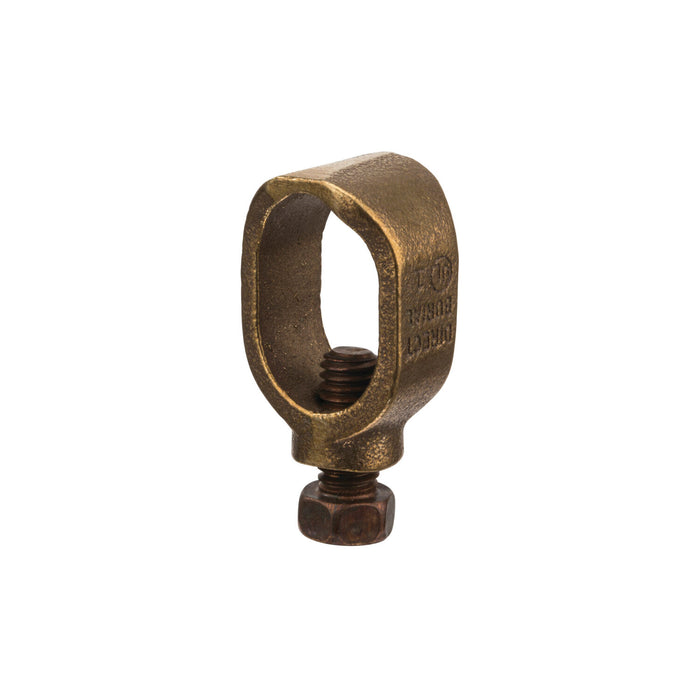 NSI GRC-100H Heavy Duty Silicon Bronze Grounding Rod Clamp, 1″, for Burial
