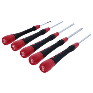 Wiha Tools Tools 26195 5 Piece PicoFinish Slotted and Phillips Precision Screwdriver Set