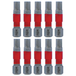 Wiha Tools 76533 MaxxTor Impact Bit Hex 3/16" x 29mm - 10 Pack