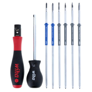 Wiha Tools 28596 Torque Slotted/Phillips Pouch Set, 8 Piece