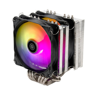 SilverStone HYD120W-ARGB Dual Tower CPU Cooler with 6 Heat-Pipes and Dual 120mm ARGB Fans