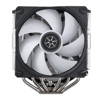 SilverStone HYD140-ARGB High-Performance Dual-Tower CPU Cooler Featuring Six Copper Heat Pipes and Dual ARGB Fans