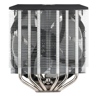 SilverStone HYD140-ARGB High-Performance Dual-Tower CPU Cooler Featuring Six Copper Heat Pipes and Dual ARGB Fans