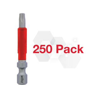 Wiha Tools Tools 76595 Impact Power Bit TORX® T20 Pack of 250 Bits