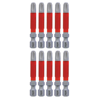 Wiha Tools 76545 MaxxTor Impact Bit Phillips #3 - 49mm - 10 Pack