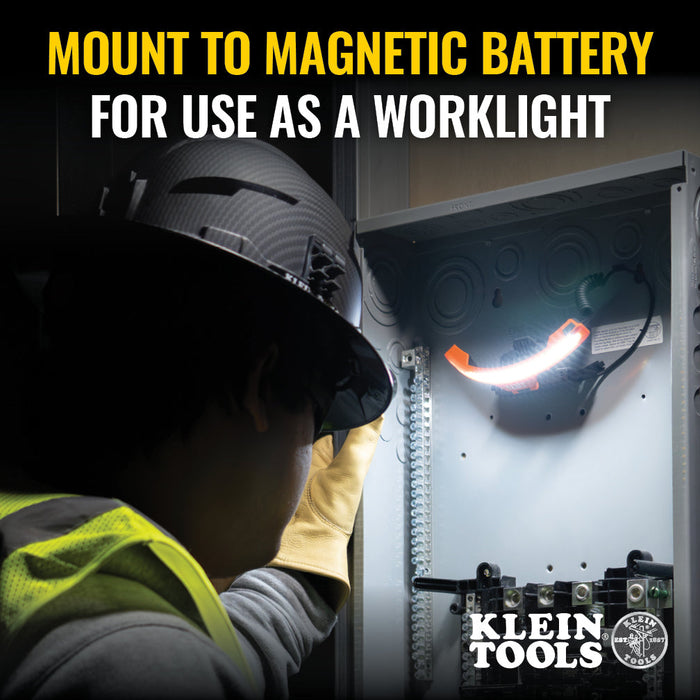 Klein Tools KHH56308 Wide-Beam Headlamp with Mount for Hard Hat