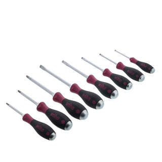 Wiha Tools 53398 MicroFinish Extra Heavy Duty Slotted/Phillips Screwdriver Set 8 Piece