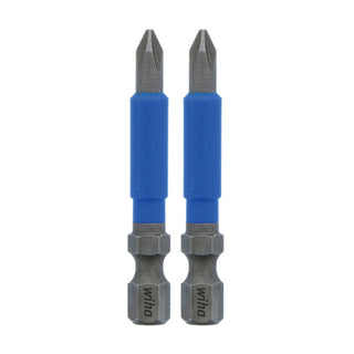 Wiha Tools 70201 TerminatorBlue Impact Bit Phillips #1 - 2 Inch - 2 Pack