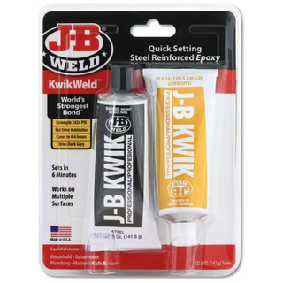 J-B Weld 8271 KwikWeld Professional Size Steel Reinforced Epoxy, 10 oz.