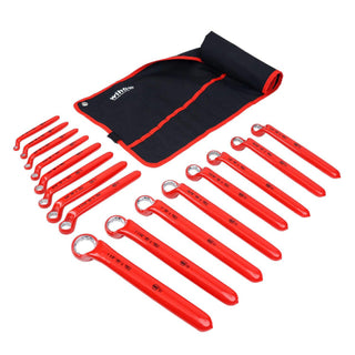 Wiha Tools 21094 16 Piece Insulated Deep Offset Wrench Set - SAE