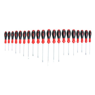 Wiha Tools 30299 20 Piece SoftFinish Slotted, Phillips, TORX®, PoziDriv, Square Screwdriver Set