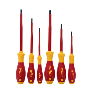 Wiha Tools 32092 6 Piece Insulated Slotted and Phillips Screwdriver Set