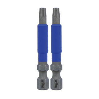 Wiha Tools 70219 TerminatorBlue Impact Bit TORX® T20 - 2 Inch - 2 Pack