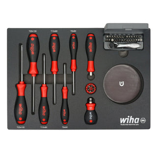 Wiha Tools 91851 Knife Maintenance Magnetic Workstation, 45 Pc.