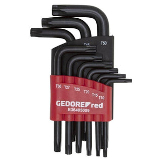 Gedore R36405009 TORX® Allen Key Set TX T10-50 9 Pcs