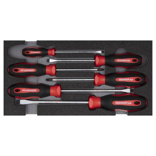 Gedore R22150014 PZ+SL Screwdriver Set 2/6 CT-Module 6 Pcs