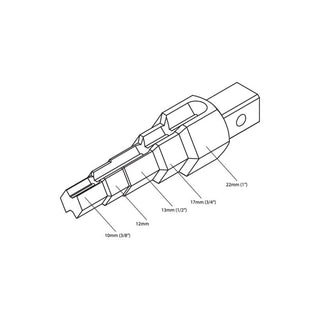 Gedore 2233673 Radiator Valve Spanner Set