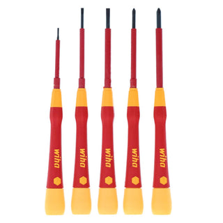 Wiha Tools 32085 5 Piece Insulated Precision Slotted and Phillips Screwdriver Set