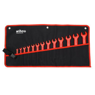 Wiha Tools 20194 13 Piece Insulated Open End Wrench Tray Set - SAE