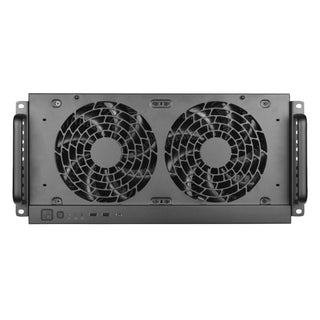 SilverStone RM51 5U rackmount server chassis with dual 180mm fans and enhanced liquid cooling compatibility