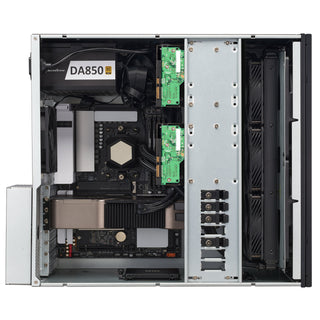 SilverStone RM51 5U rackmount server chassis with dual 180mm fans and enhanced liquid cooling compatibility