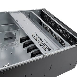 SilverStone RM52 5U rackmount server chassis with dual 360mm liquid cooling compatibility