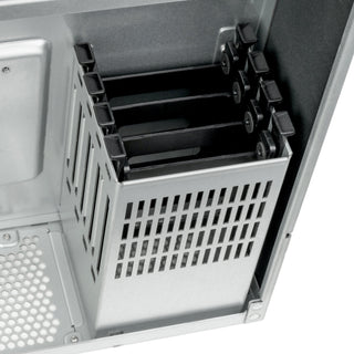 SilverStone RM600 6U Rackmount Chassis featuring Dual PSU Compatibility and Triple 360mm Radiator Support