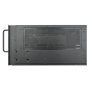 SilverStone RM61-312 6U 12-Bay Rackmount Chassis equipped with dual PSU compatibility, triple 360mm radiator support