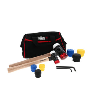 Wiha Tools 83290 Split Head Mallet Tool Box Set, 14 Piece