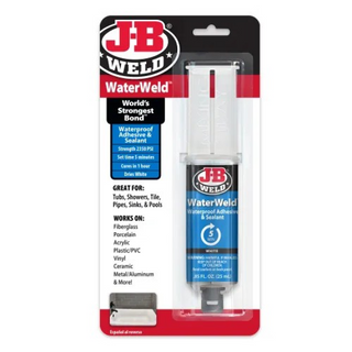 J-B Weld 50177 WaterWeld Epoxy Syringe, 25 mL