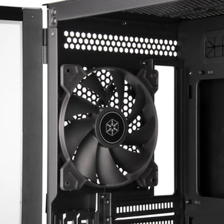 SilverStone SEH1B-G SETA H1 Mid-Tower Case With Perforated Mesh Front Panel, Steel Chassis And ARGB Lighting