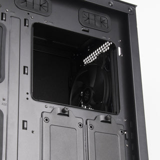 SilverStone SEH1B-G SETA H1 Mid-Tower Case With Perforated Mesh Front Panel, Steel Chassis And ARGB Lighting