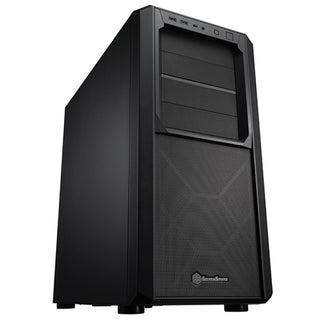 SilverStone SED1-B SETA D1 Minimalistic Mid-Tower ATX Chassis With Immense Storage Capability & Versatility