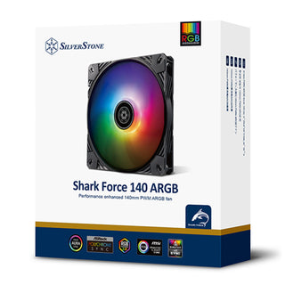 SilverStone SF140W-ARGB Shark Force Performance Enhanced 140mm PWM ARGB Fan