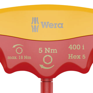 Wera 400 i VDE Hex Insulated torque-indicator, 5 x 5.0 Nm