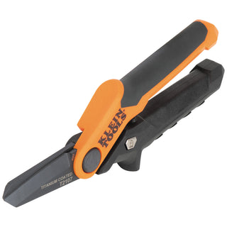 Klein Tools T2107 Compact Titanium-Coated Utility Shears, 7"