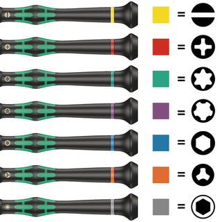 Wera Kraftform Micro 12 Electronics 1 Screwdriver set for electronic applications, 12 pieces