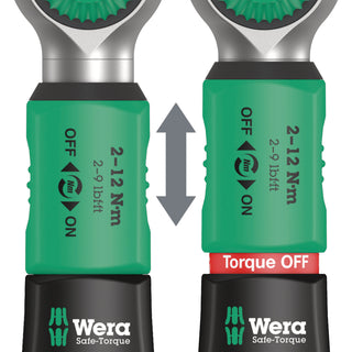 Wera Safe-Torque A 1 SHK Set 1, 1/4" square head, 2-12 Nm