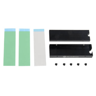 SilverStone TP05B Slim-Profile Aluminum Alloy M.2 SSD Cooling Kit