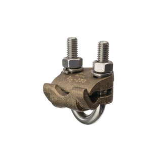 NSI UC-105 Bronze U-Bolt Clamp, 3/8″ IPS Pipe or 5/8″-3/4″ Rod, 250-2/0 AWG