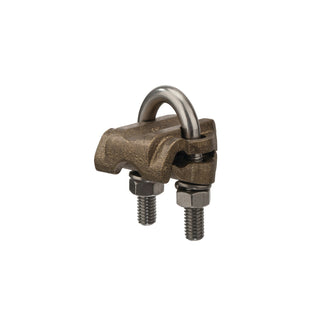 NSI UC-105 Bronze U-Bolt Clamp, 3/8″ IPS Pipe or 5/8″-3/4″ Rod, 250-2/0 AWG