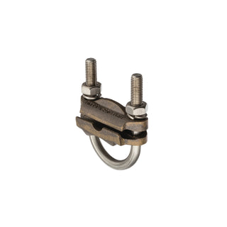 NSI UC-121 Heavy Duty Bronze U-Bolt Clamp, 1-1/4″ Pipe, 250-2/0 AWG, Burial