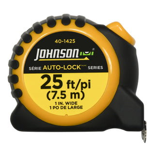 Johnson 40-1425 25' x 1" Auto-Lock Inch/Metric Power Tape