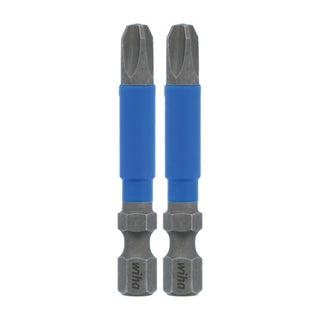 Wiha Tools 70203 TerminatorBlue Impact Bit Phillips #3 - 2 Inch - 2 Pack