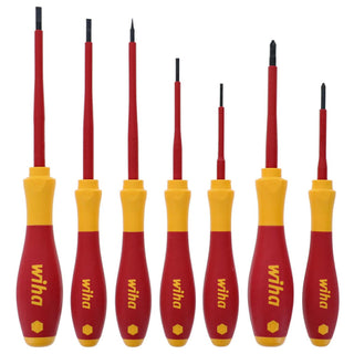 Wiha Tools 32188 7 Piece Insulated Slotted and Phillips Small Drivers Set