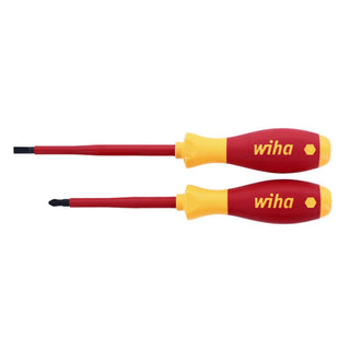 Wiha Tools 32105 Insulated 5.5mm Slotted + #2 Phillips Screwdriver Set